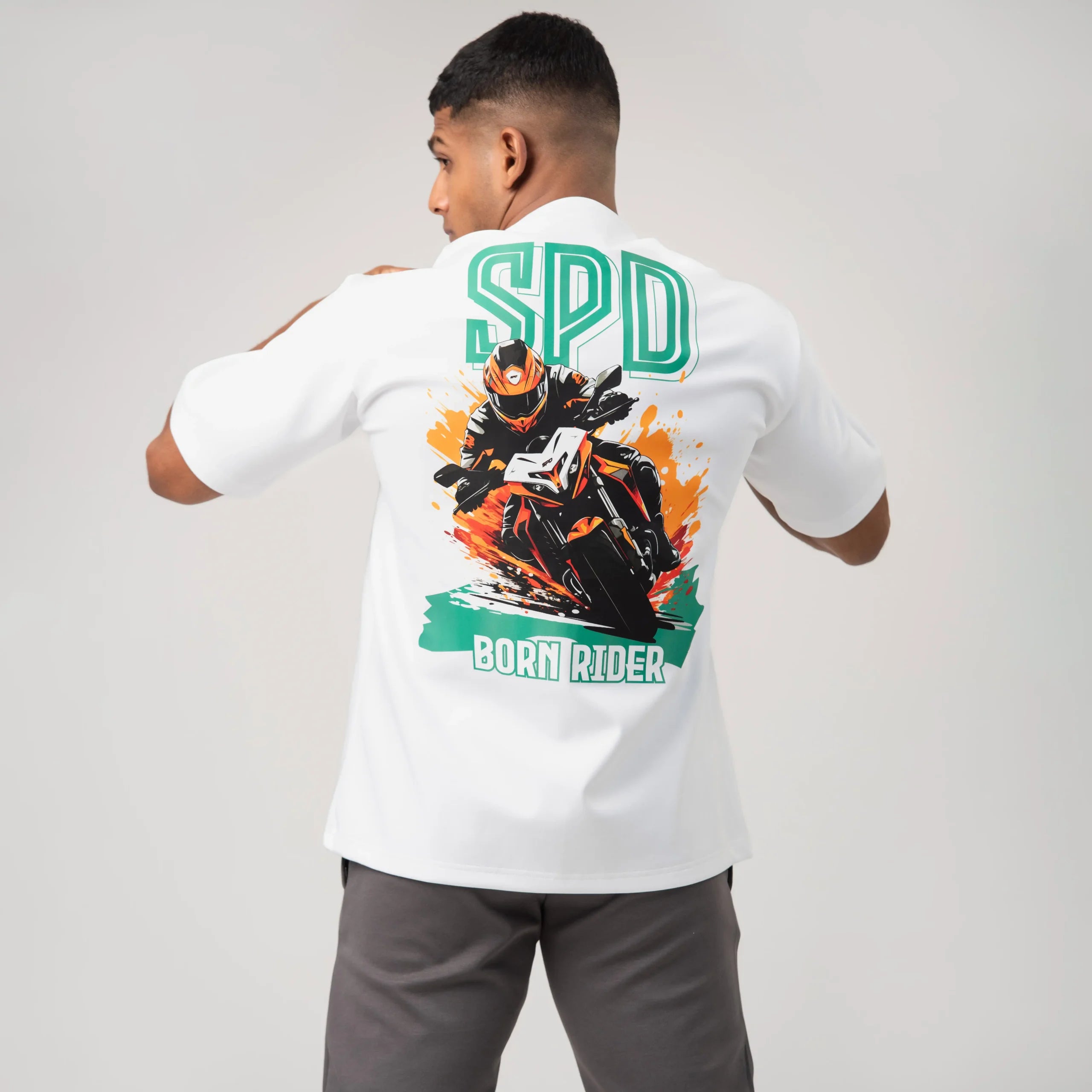 BORN RIDER OVERSIZE TEE