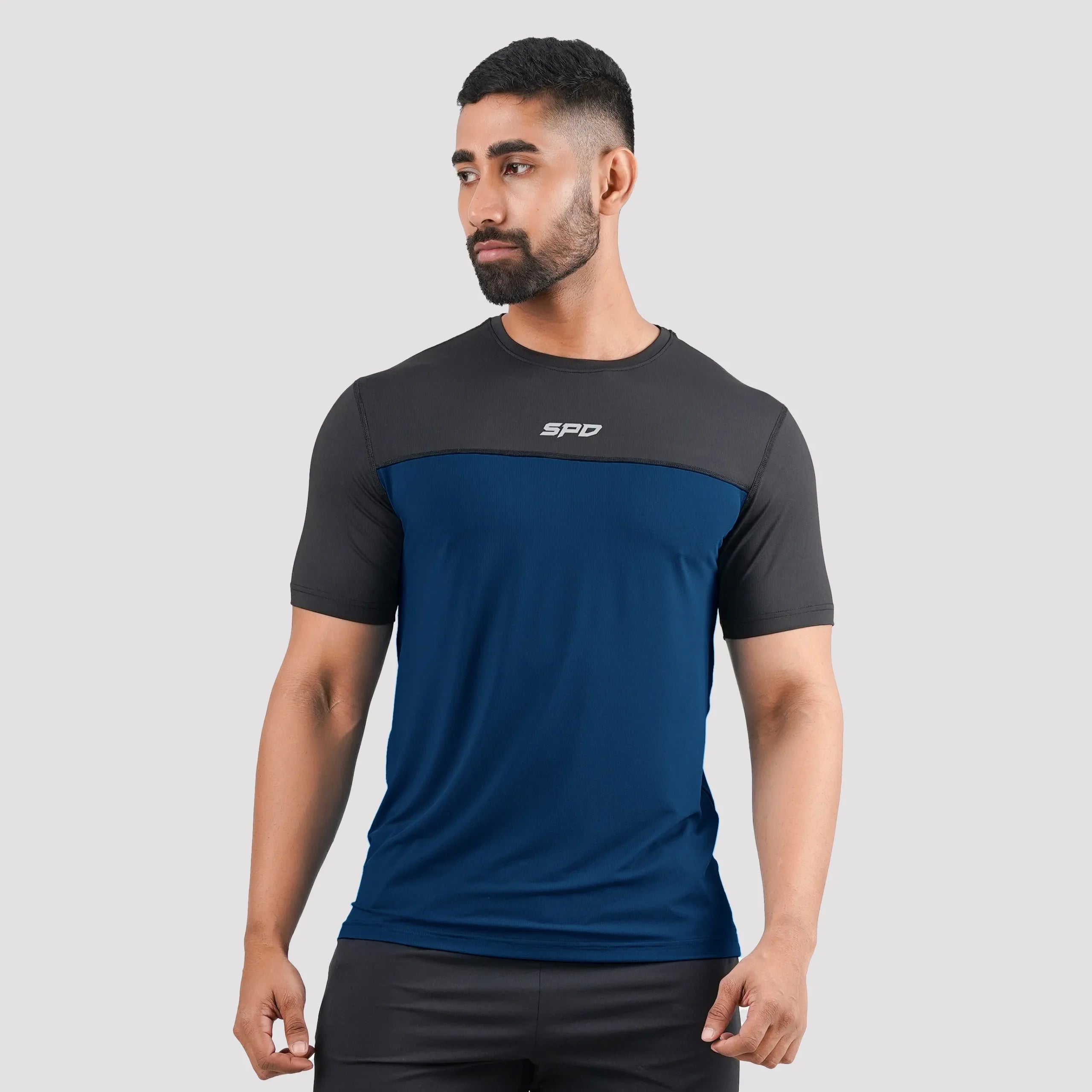 DUAL TONE PERFORMANCE TEE