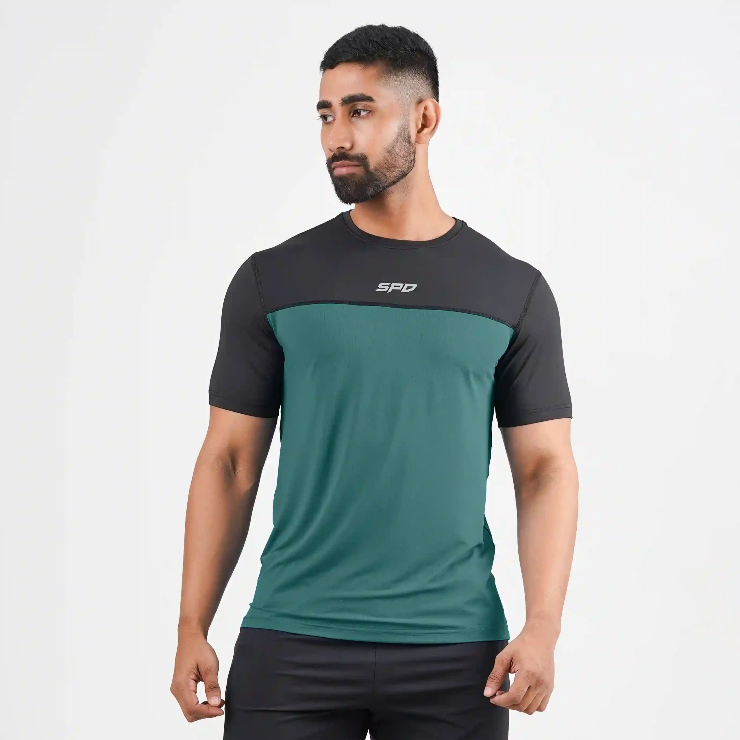 DUAL TONE PERFORMANCE TEE