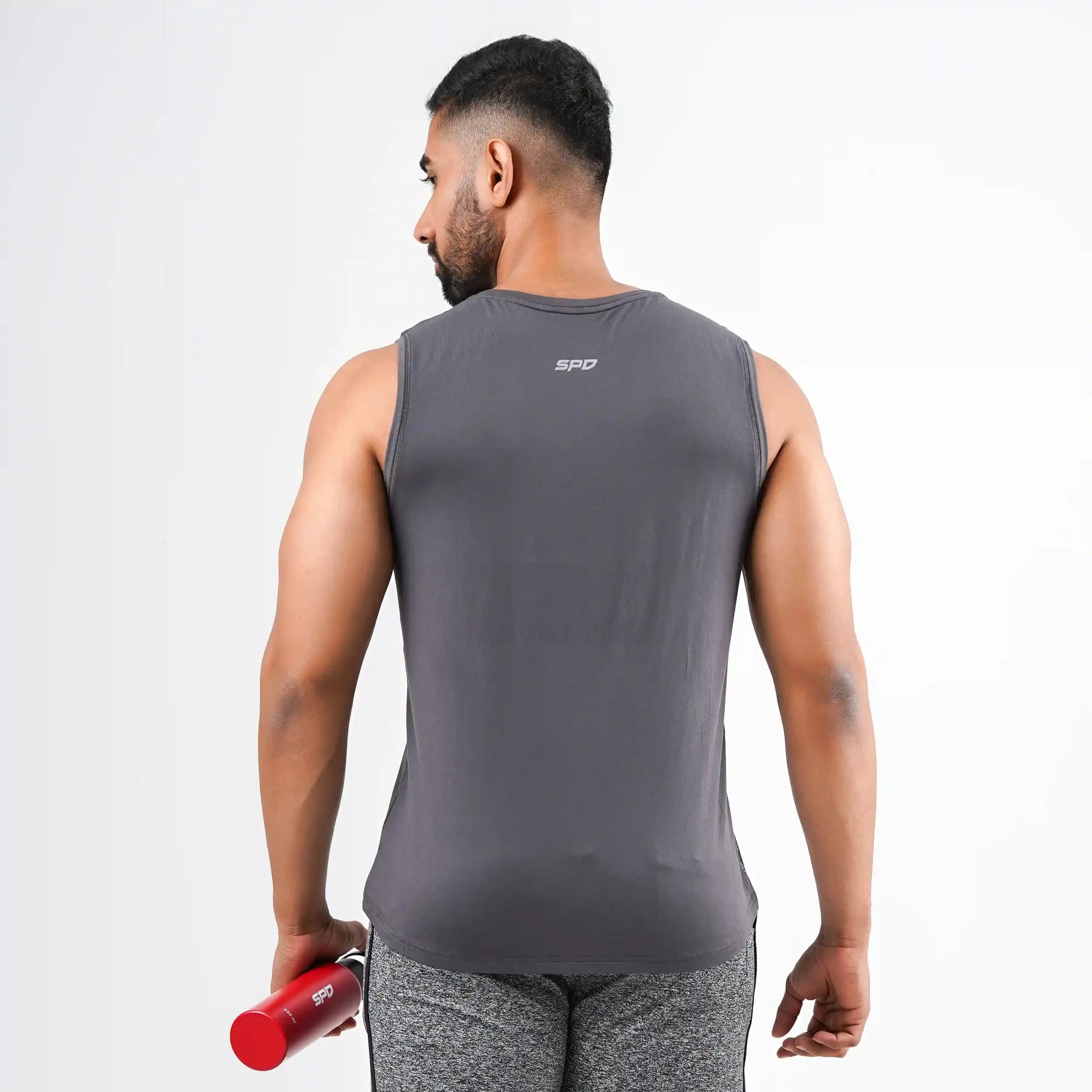 SLEEVELESS TANK - LIGHT GREY