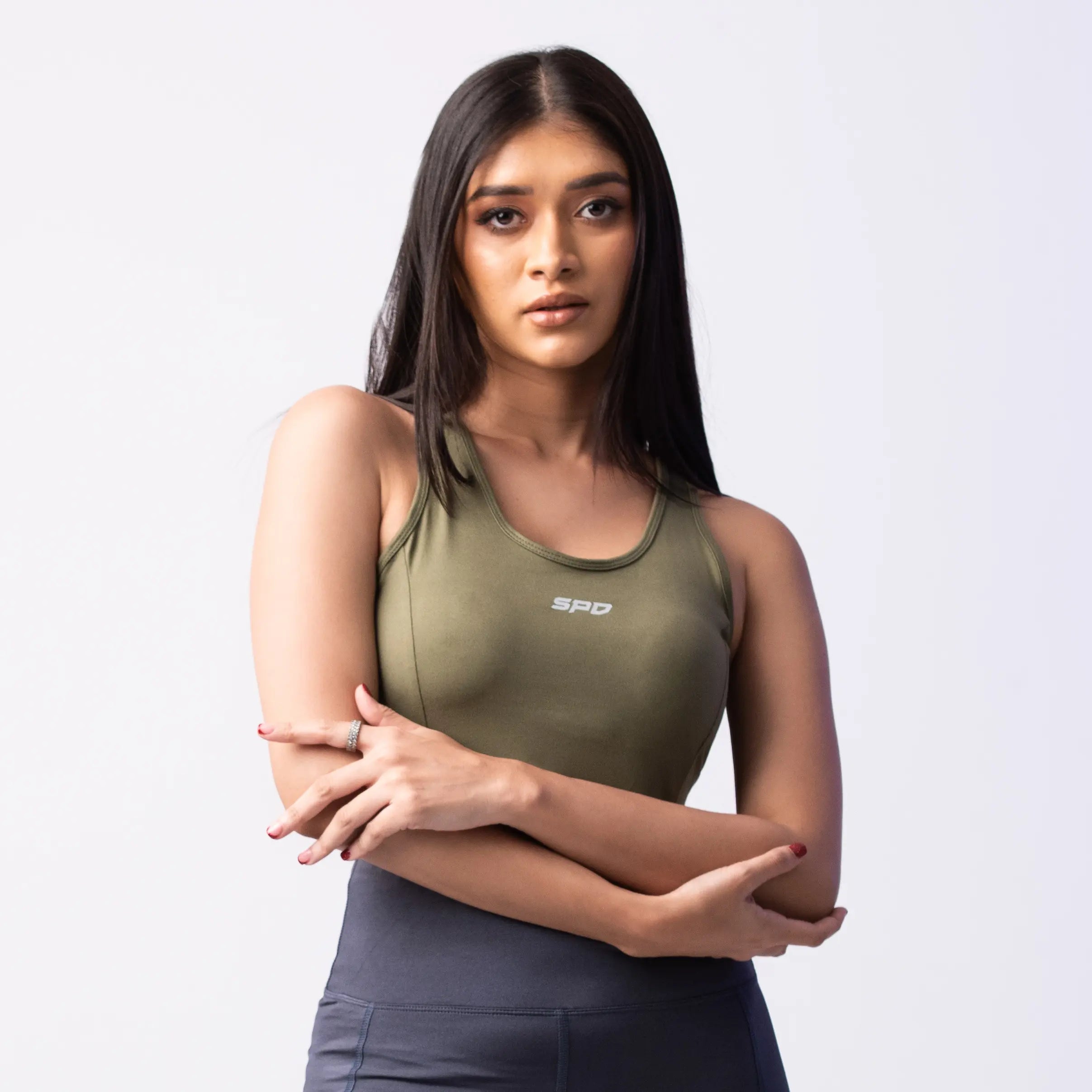 ACTIVE BRA - OLIVE GREEN