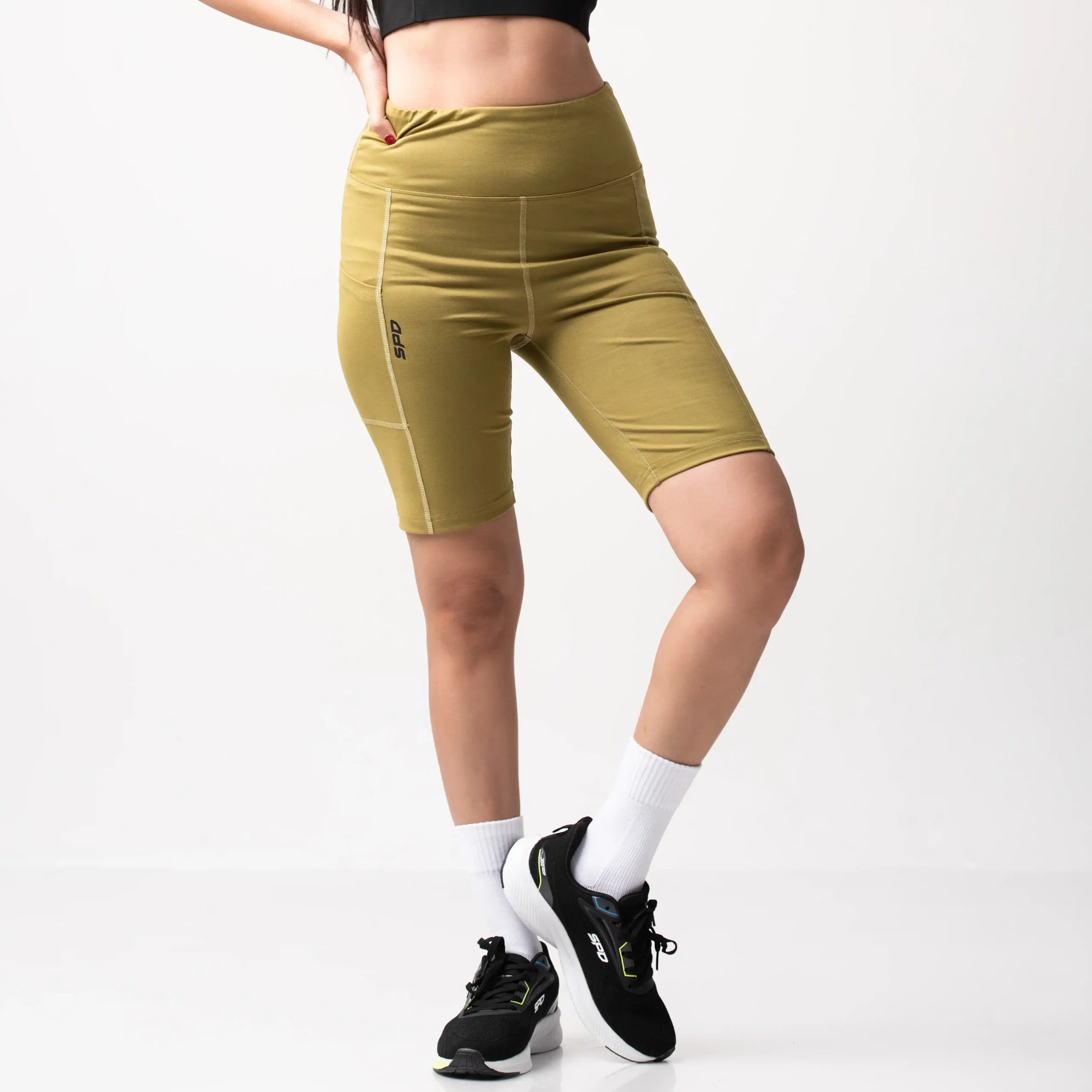 WOMEN COMPRESSION SHORTS - GREEN