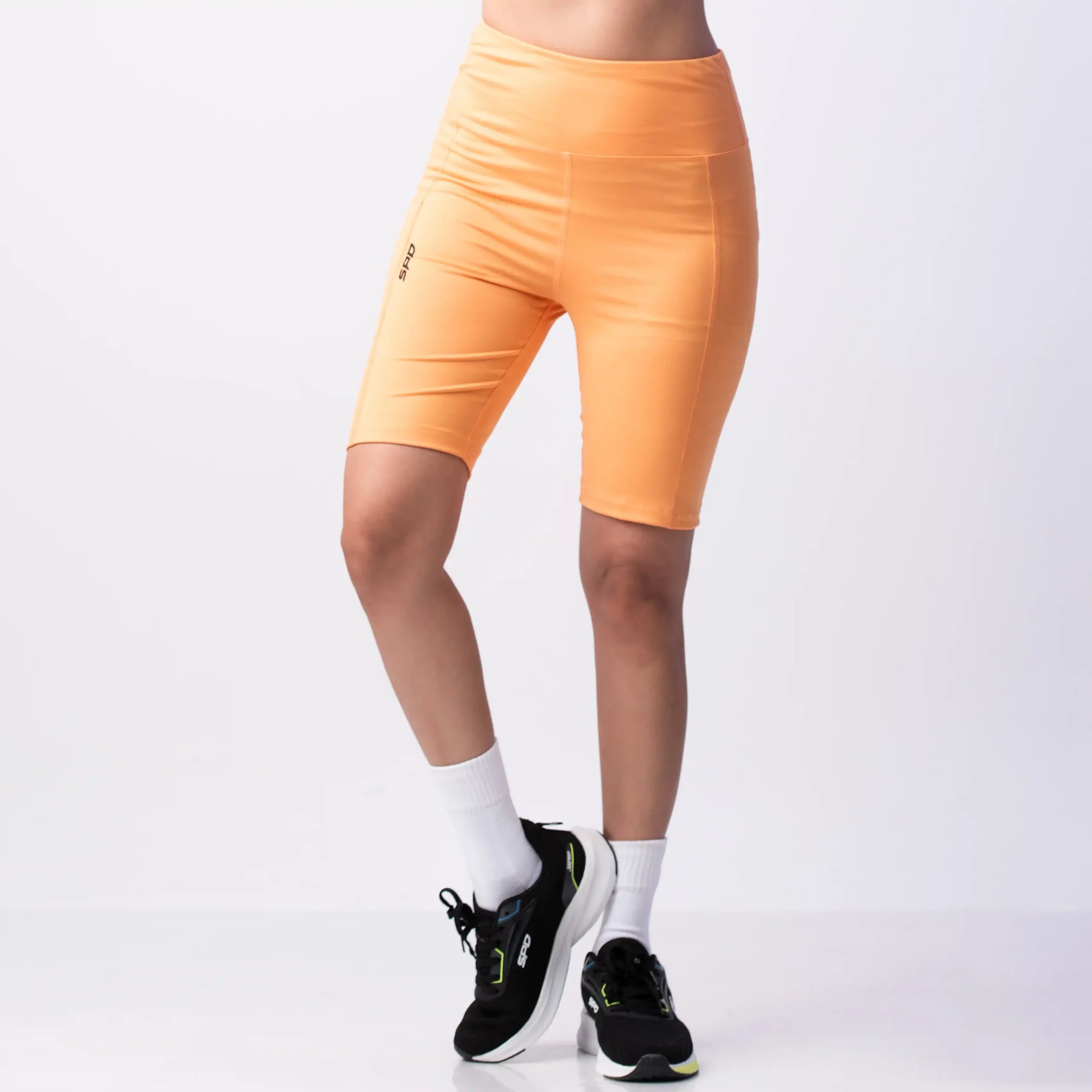 WOMEN COMPRESSION SHORTS - ORANGE