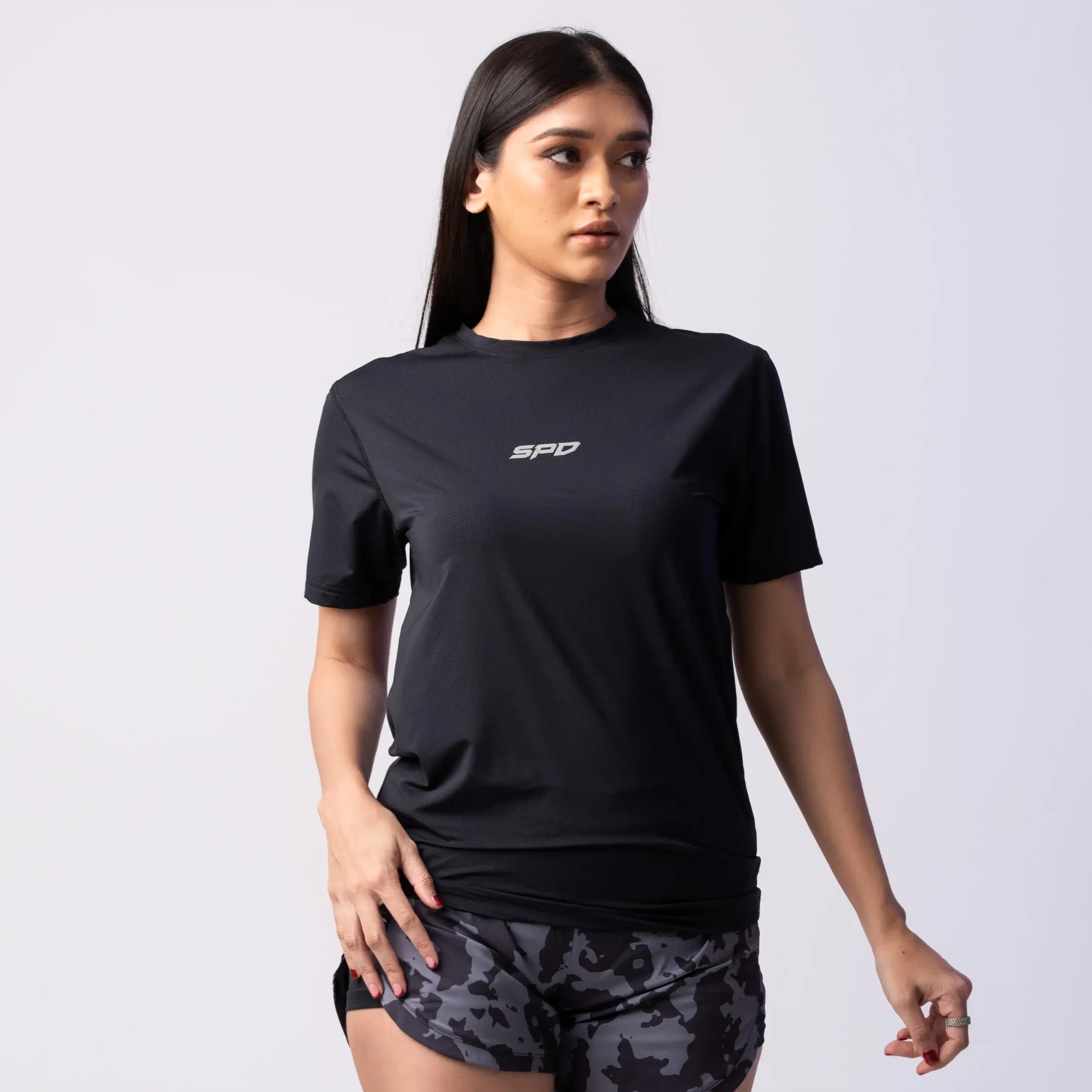 PERFORMWEAR TEE CREW NECK- BLACK