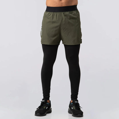 MEN'S 2 IN 1 COMPRESSION PANT