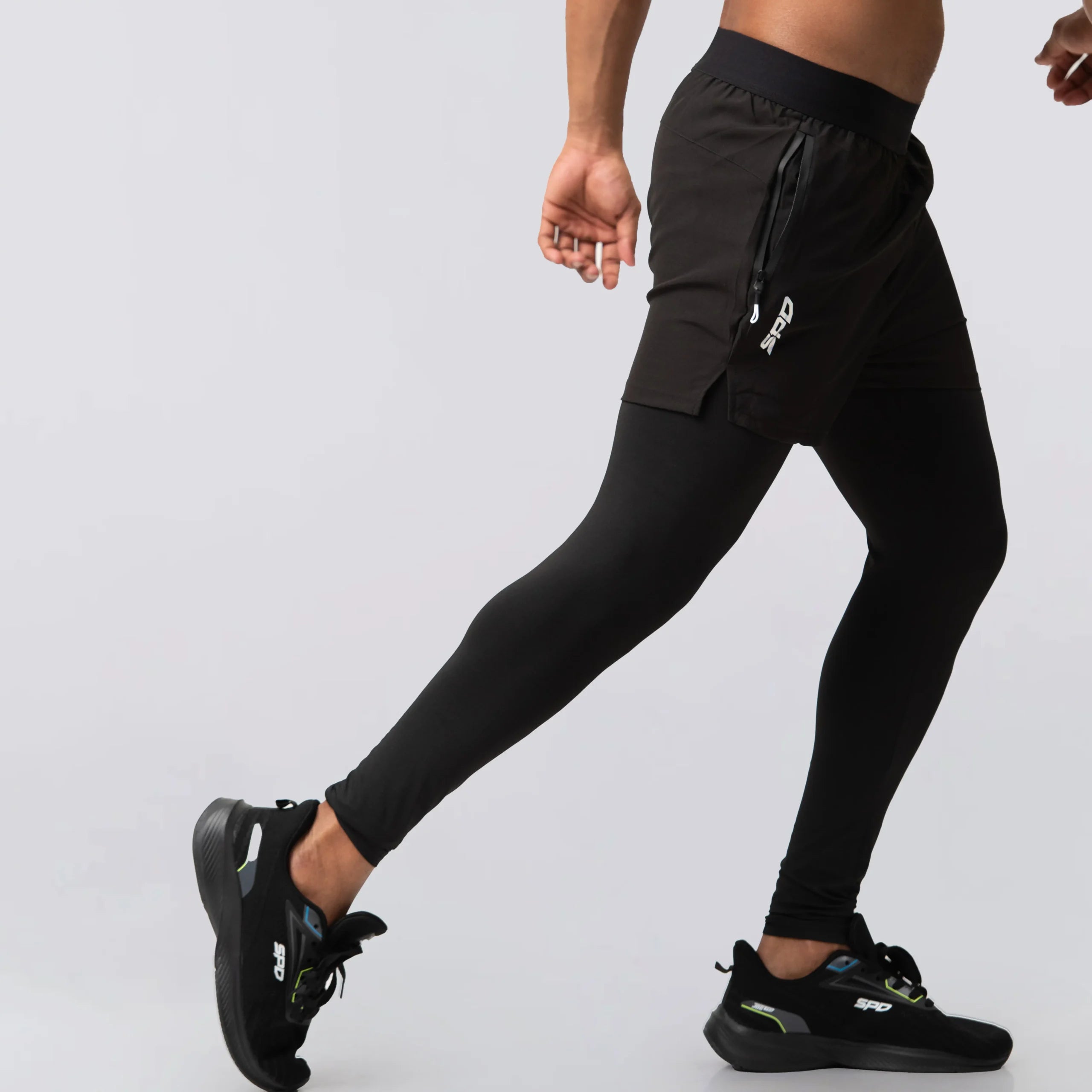 MEN'S 2 IN 1 COMPRESSION PANT