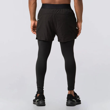 MEN'S 2 IN 1 COMPRESSION PANT
