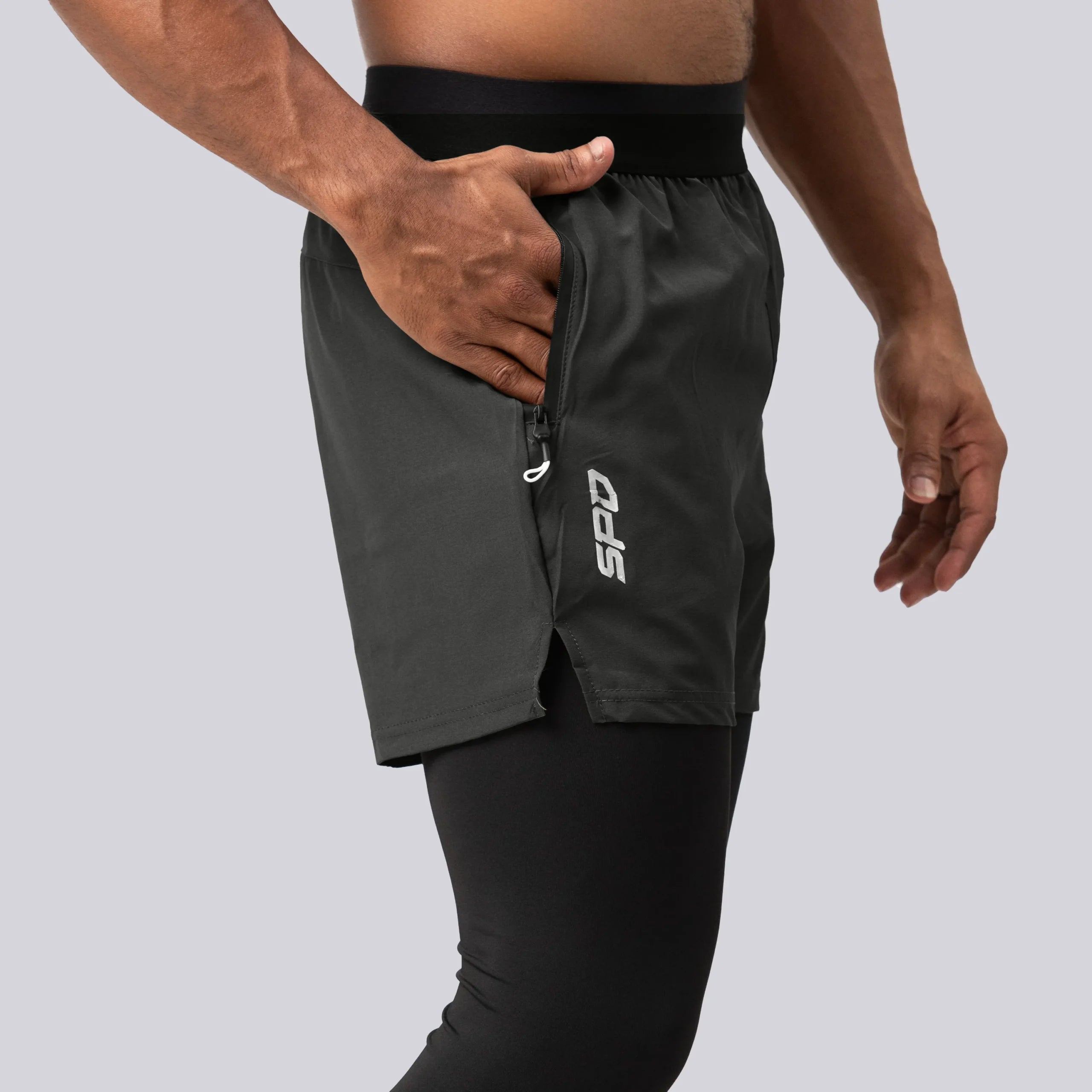 MEN'S 2 IN 1 COMPRESSION PANT