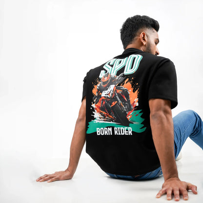 BORN RIDER OVERSIZE TEE