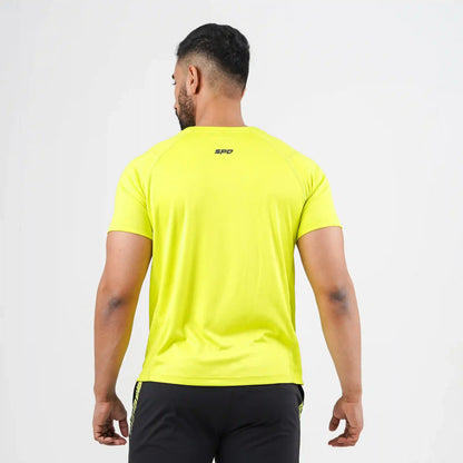 LUM YELLOW PERFORMANCE TEE