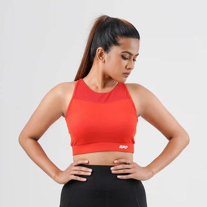 SPORTS BRA RED