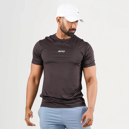 SPD PERFORMANCE TEE - BROWN