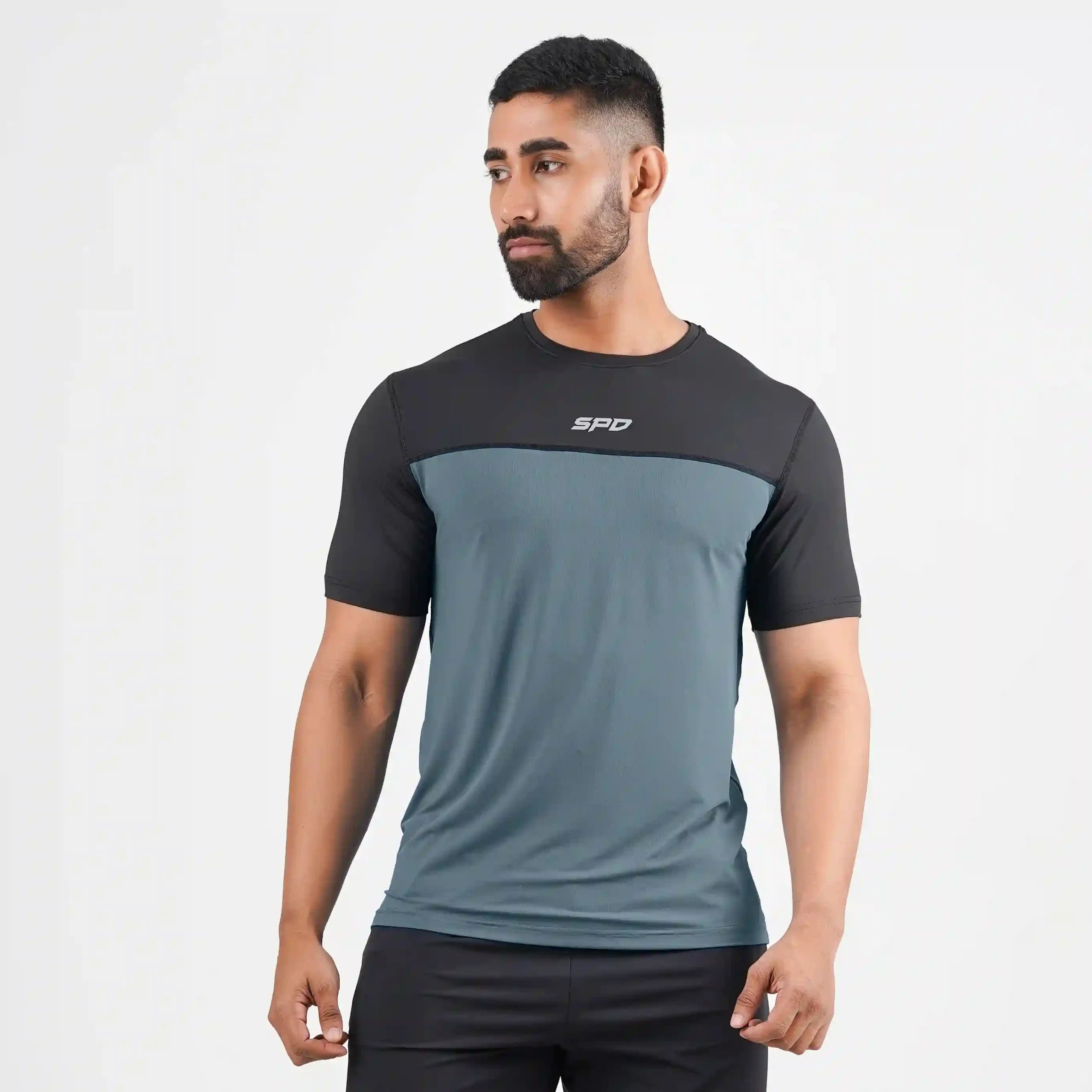 DUAL TONE PERFORMANCE TEE