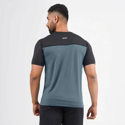DUAL TONE PERFORMANCE TEE