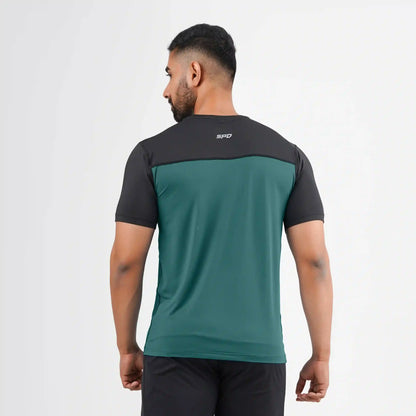 DUAL TONE PERFORMANCE TEE