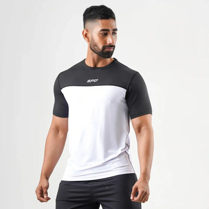DUAL TONE PERFORMANCE TEE