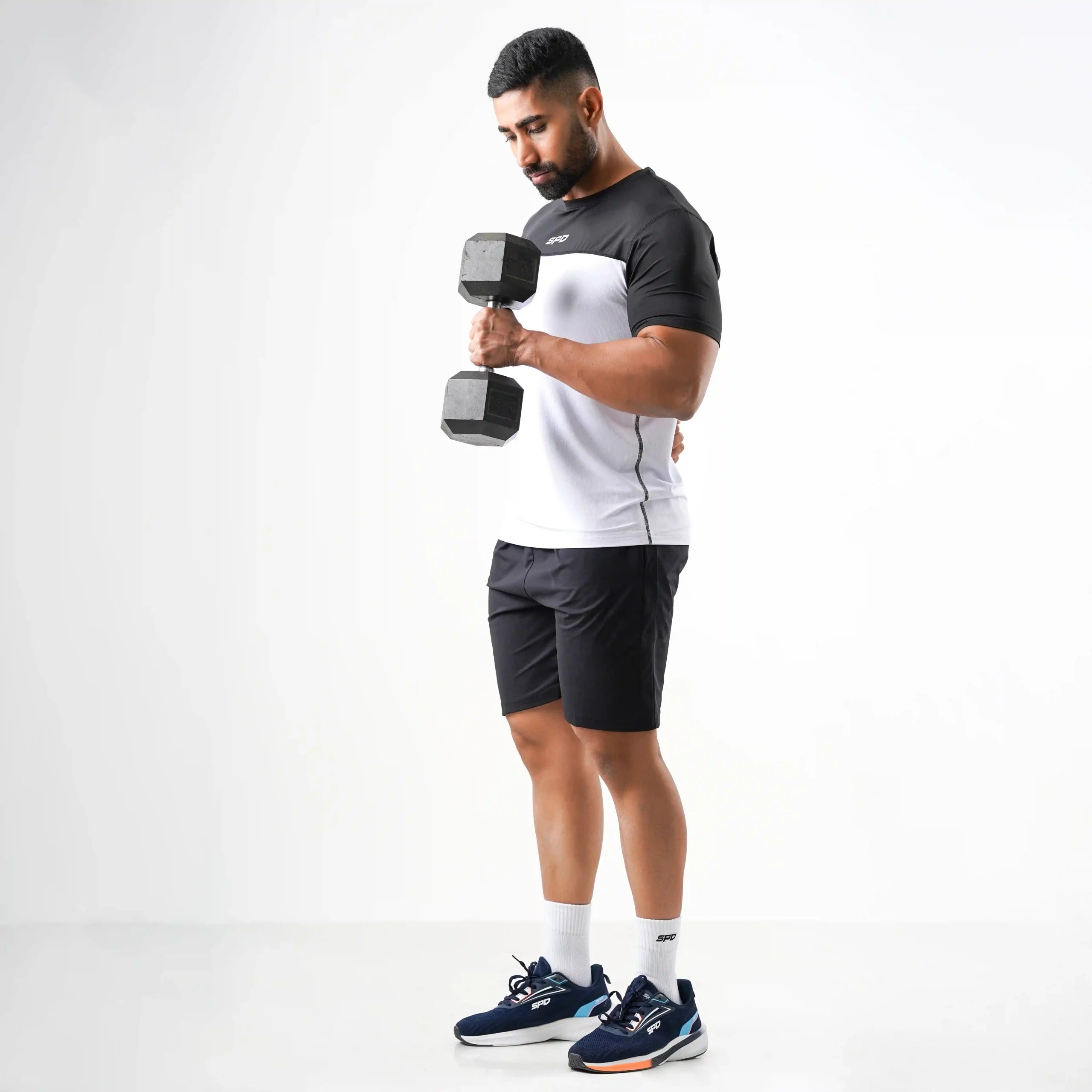 DUAL TONE PERFORMANCE TEE