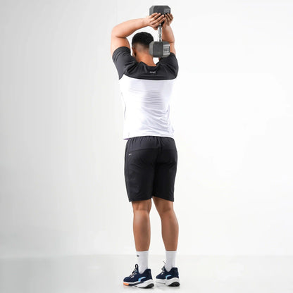 DUAL TONE PERFORMANCE TEE