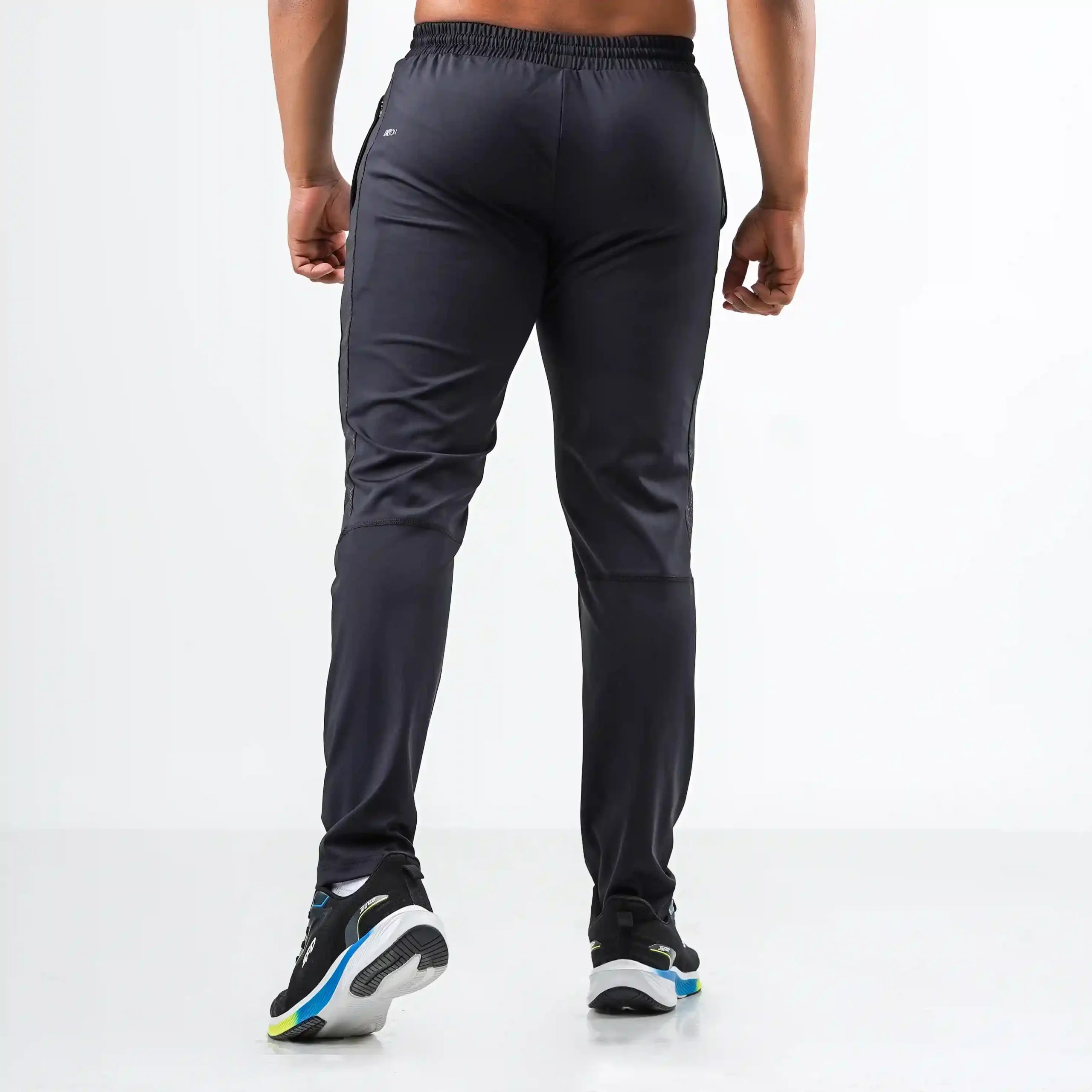 TRACK PANT PATTERN STRIPE - BLACK
