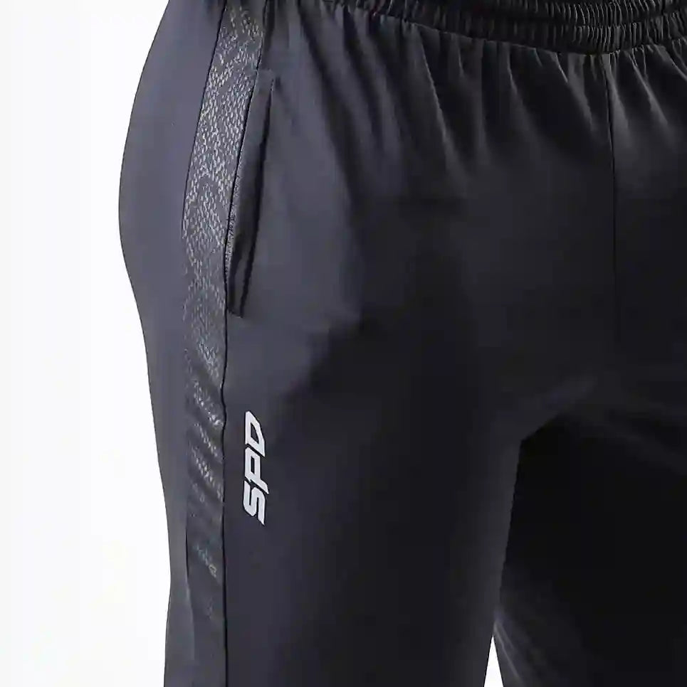 TRACK PANT PATTERN STRIPE - BLACK