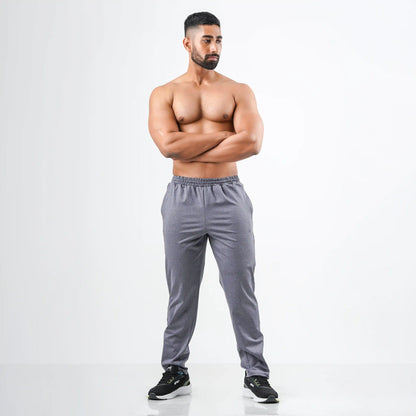 TRACK PANT BLACK STRIPE - GREY