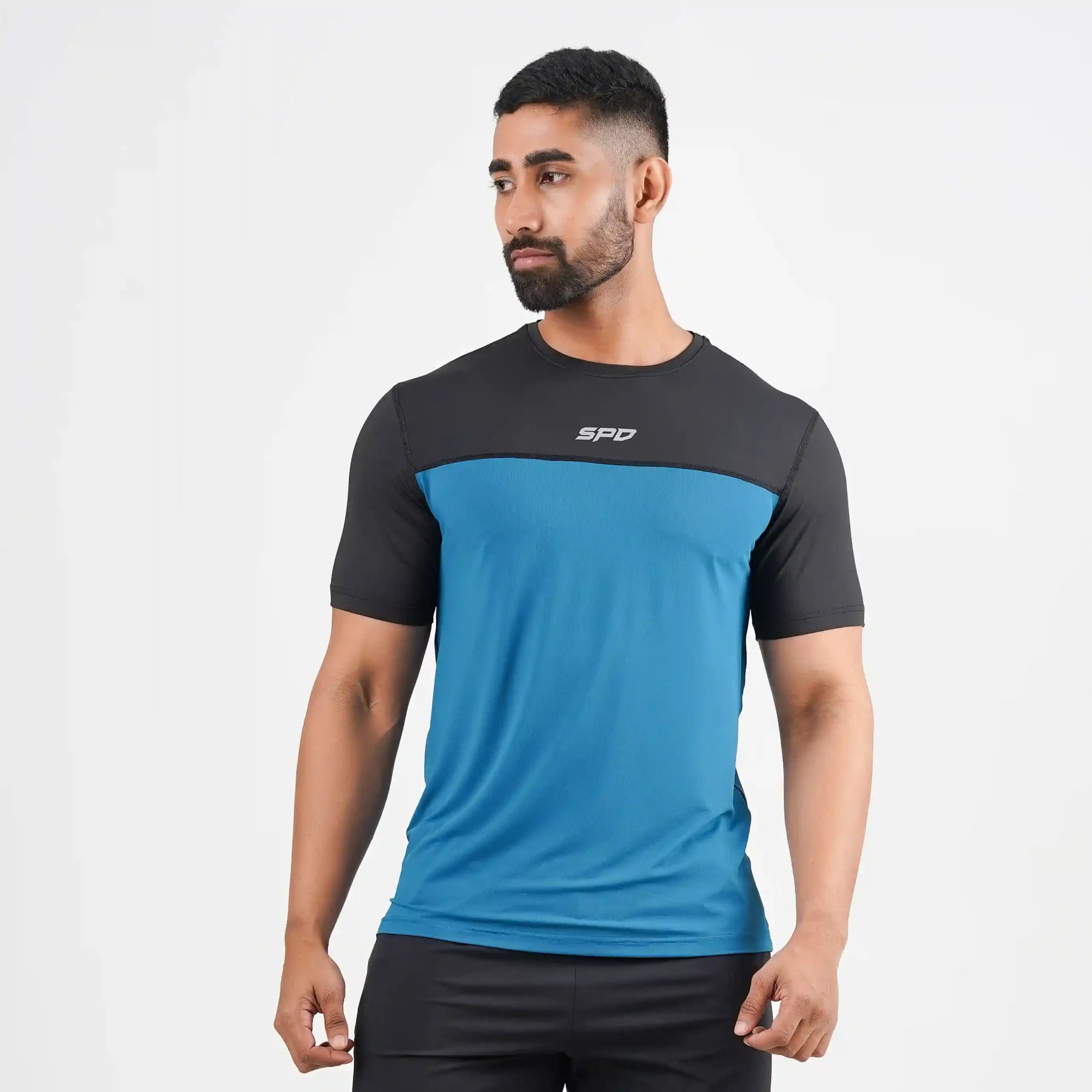 DUAL TONE PERFORMANCE TEE