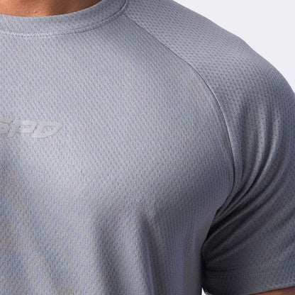 PERFORMWEAR TEE CREW NECK- D.GREY