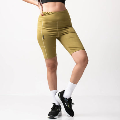 WOMEN COMPRESSION SHORTS - GREEN