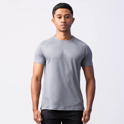 PERFORMWEAR TEE CREW NECK- D.GREY